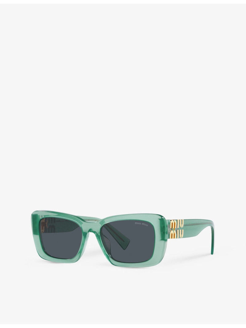 Miu Miu MU 07YS Glimpse semi-transparent acetate sunglasses outlook