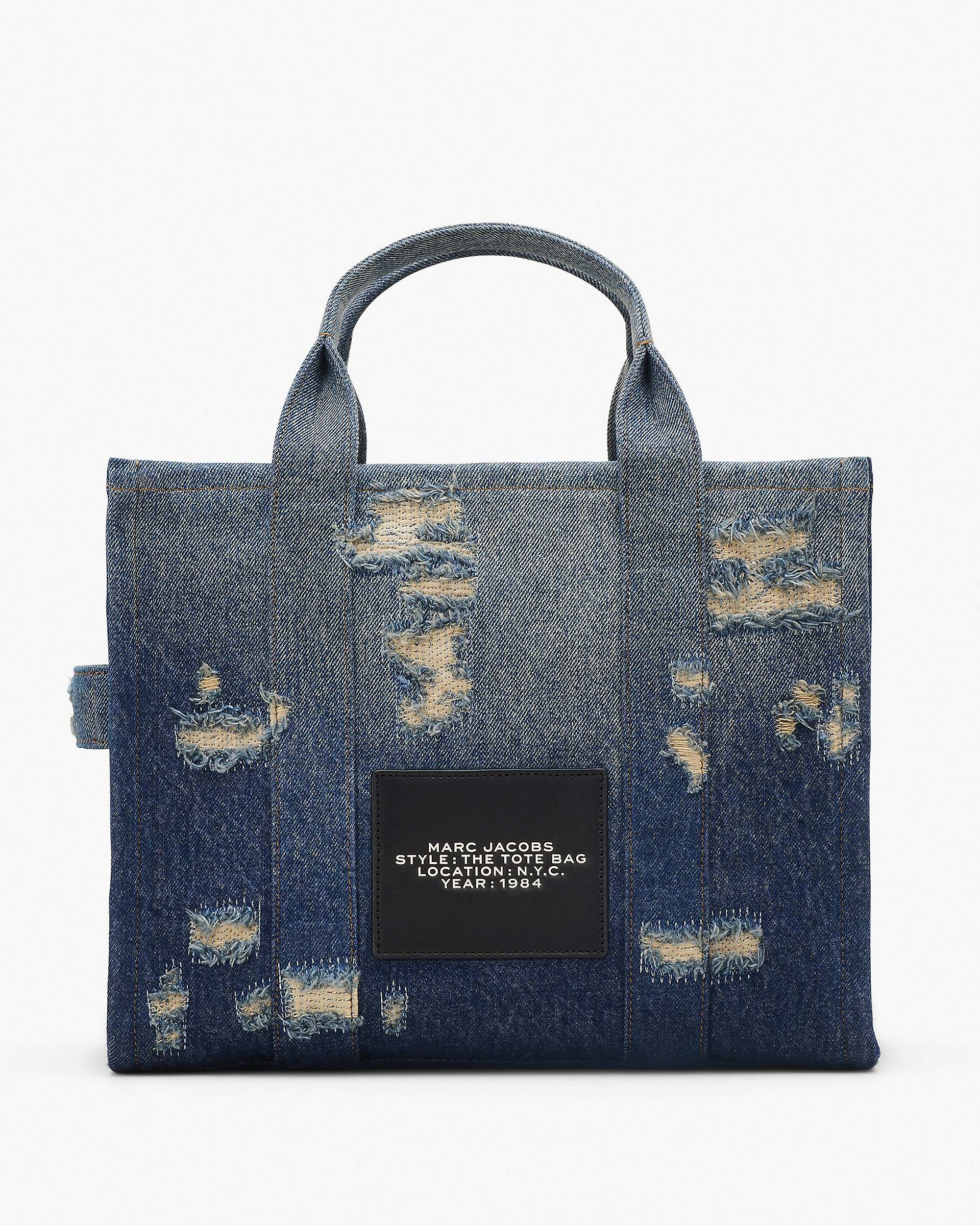 THE RIP AND REPAIR DENIM MEDIUM TOTE BAG - 3