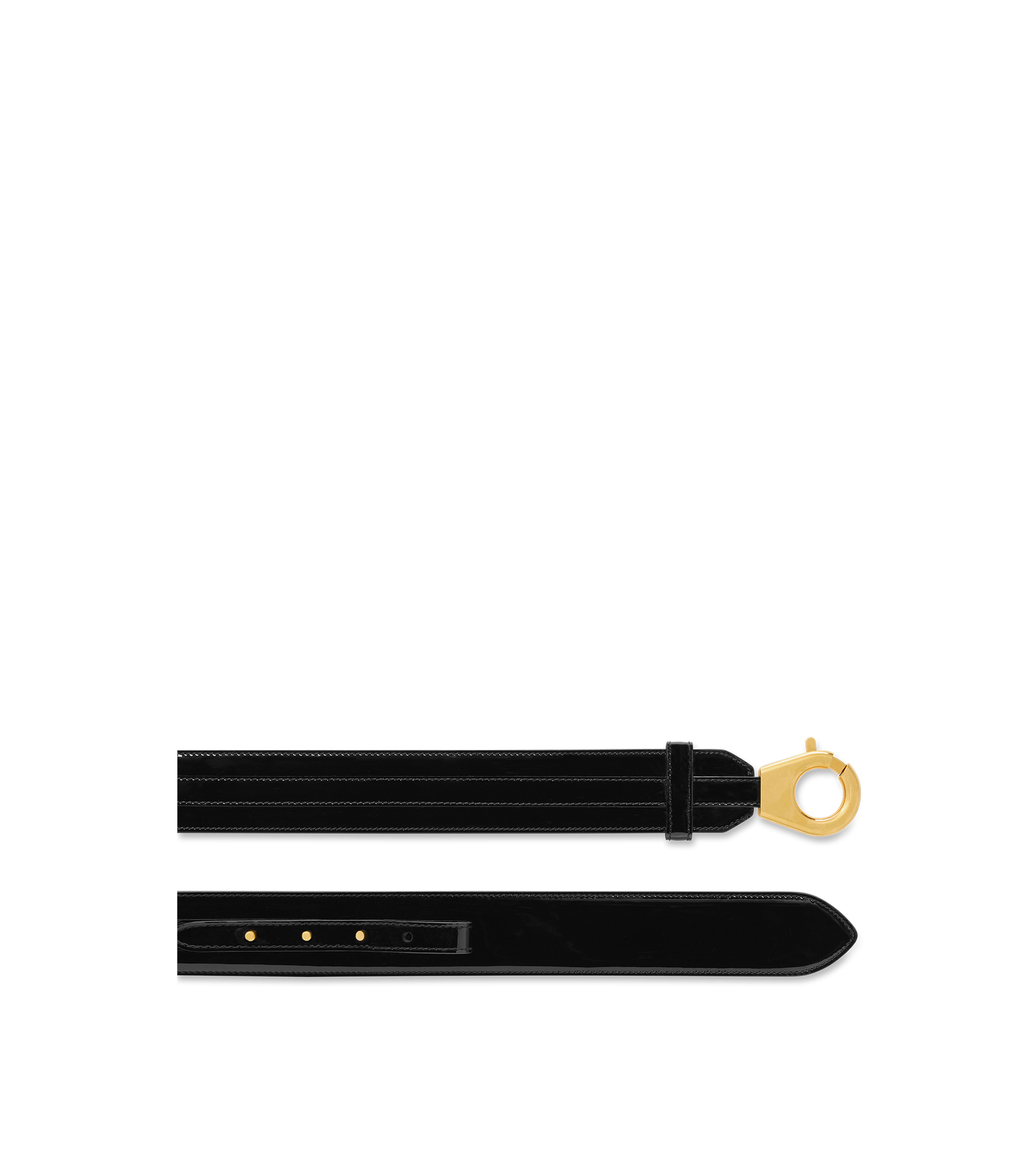 PATENT LEATHER DITA WAIST BELT - 2