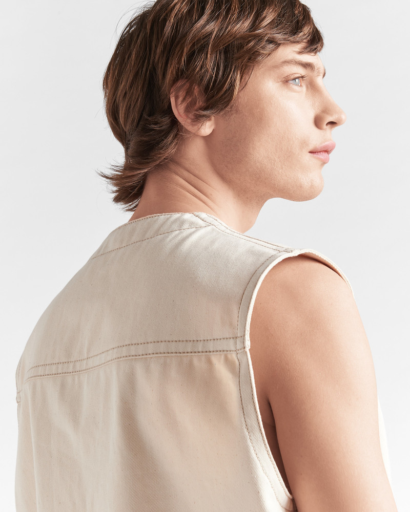 Bull denim vest 4