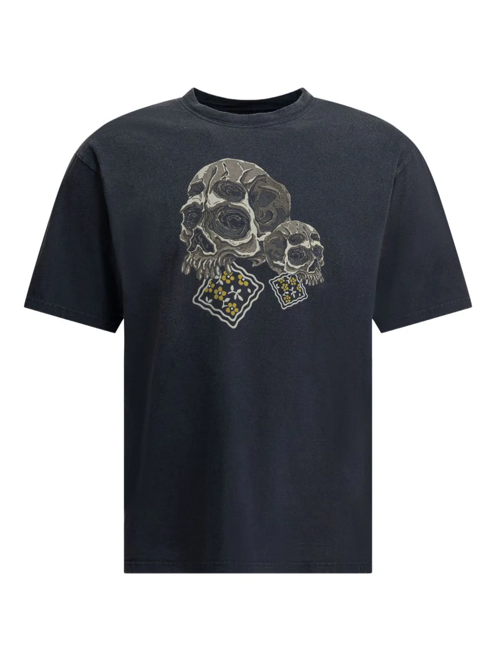 skull-graphic T-shirt - 1