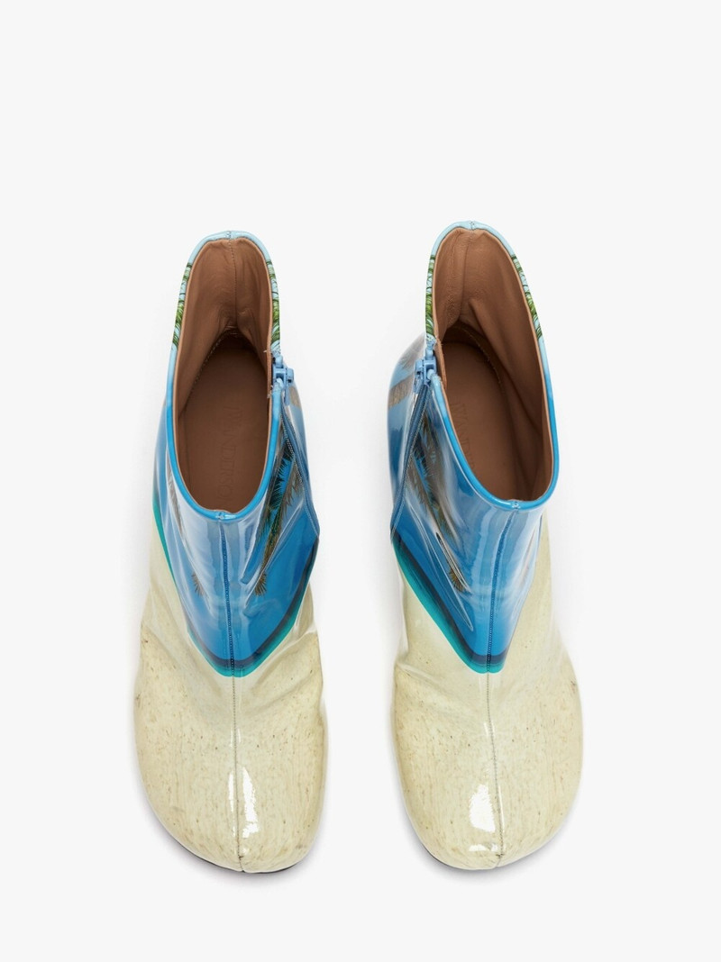 PATENT LEATHER HEEL ANKLE BOOTS 4