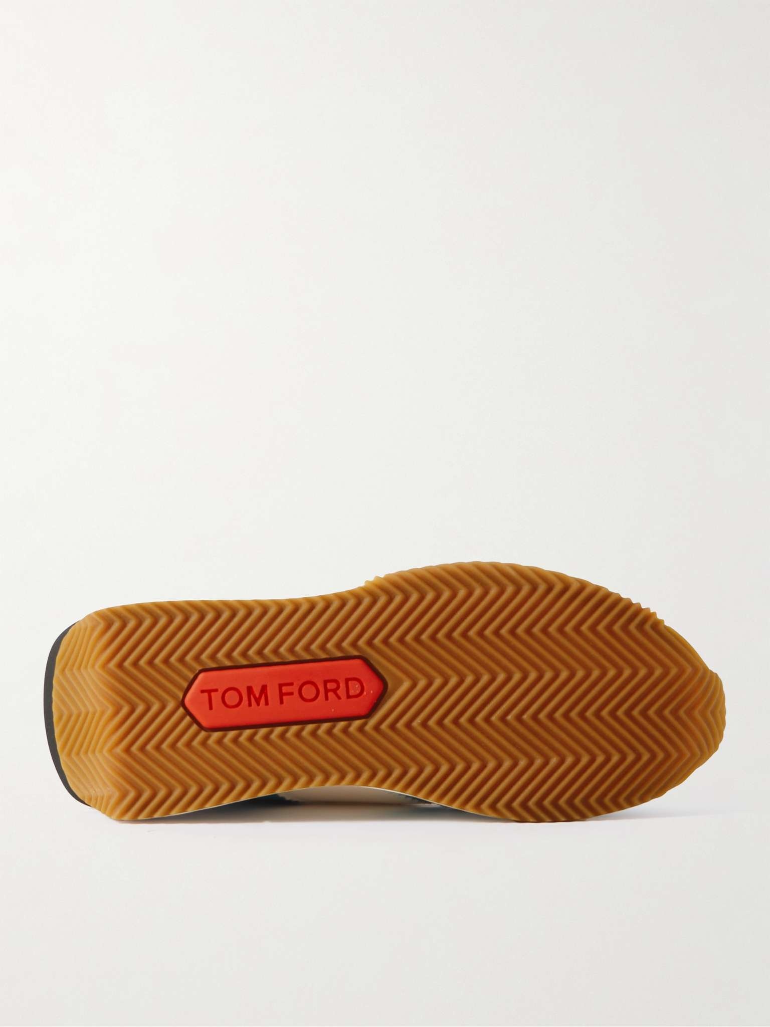 James Rubber-Trimmed Leather, Suede and Nylon Sneakers - 3