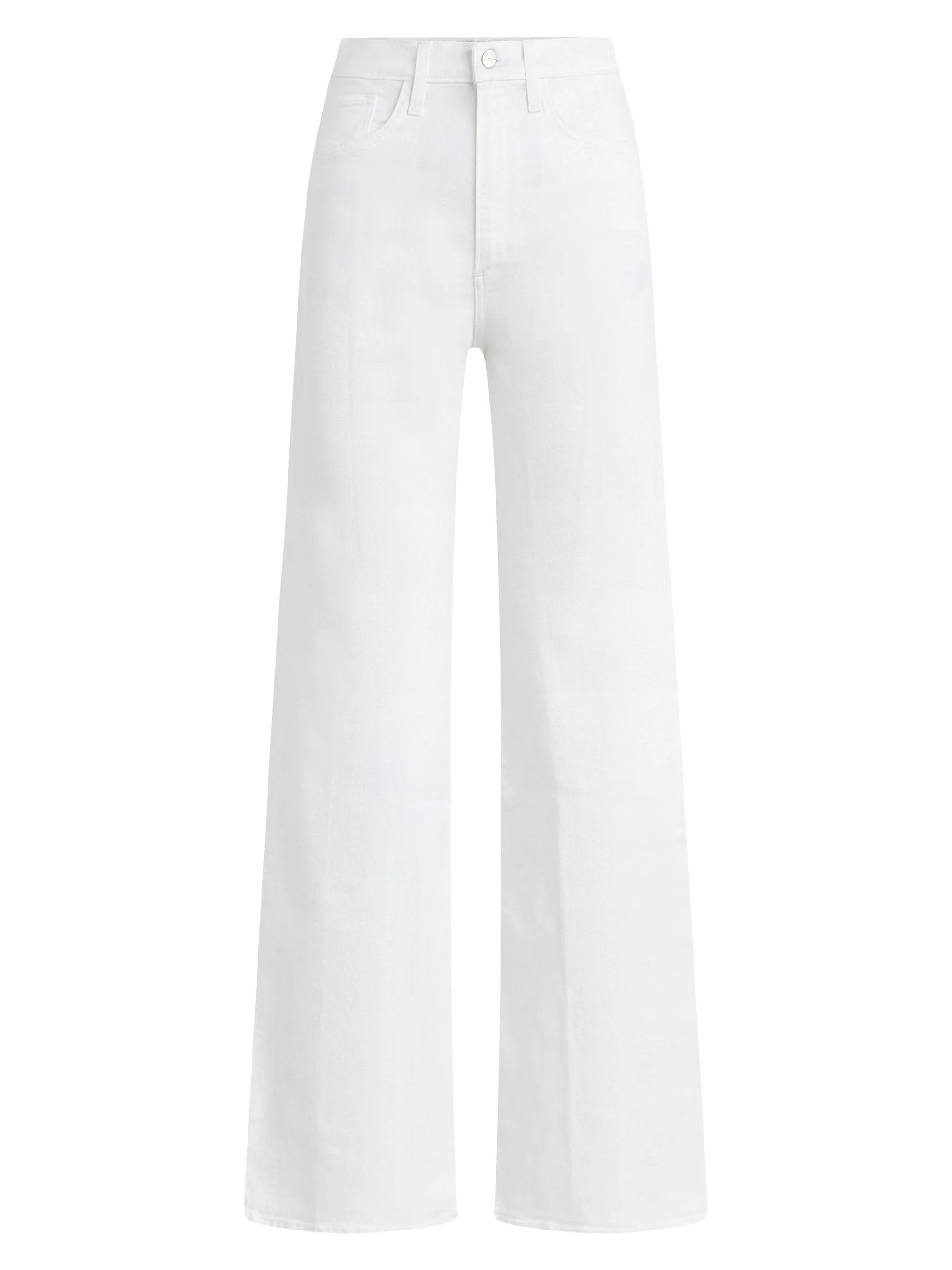 Women's Petite Mia Wide-Leg Jeans - White - 1