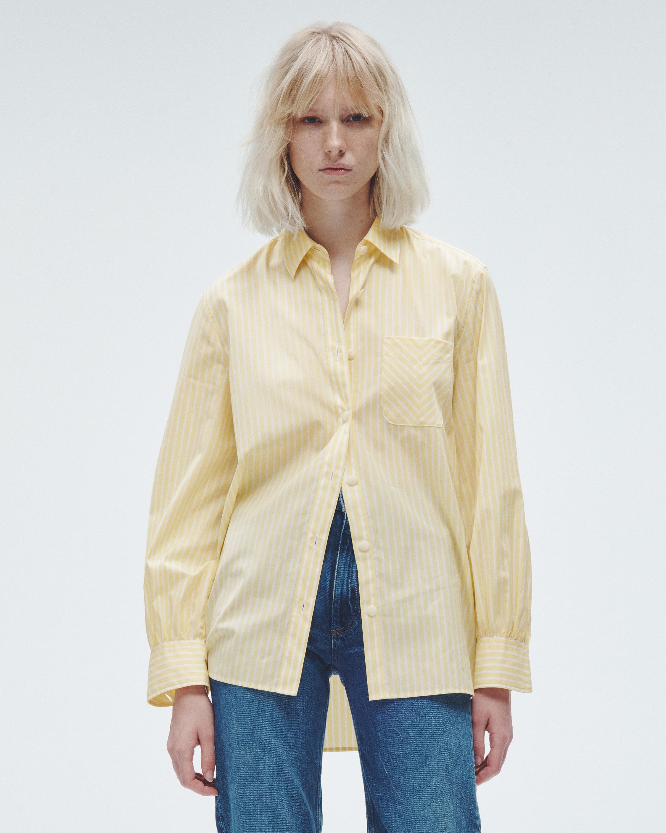 Maxine Cotton Poplin Shirt
Classic Fit Button Down - 7