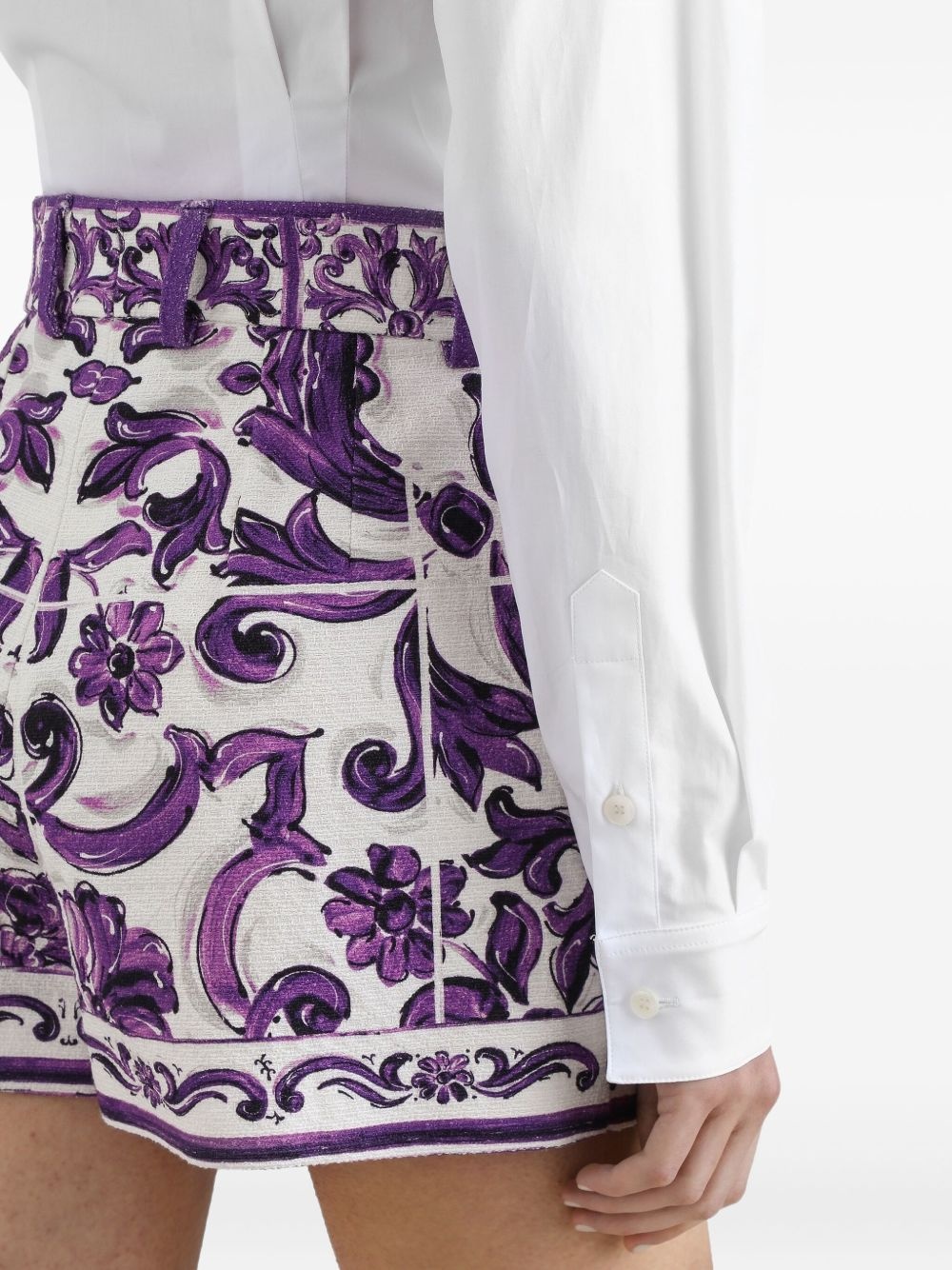 graphic-print shorts - 5