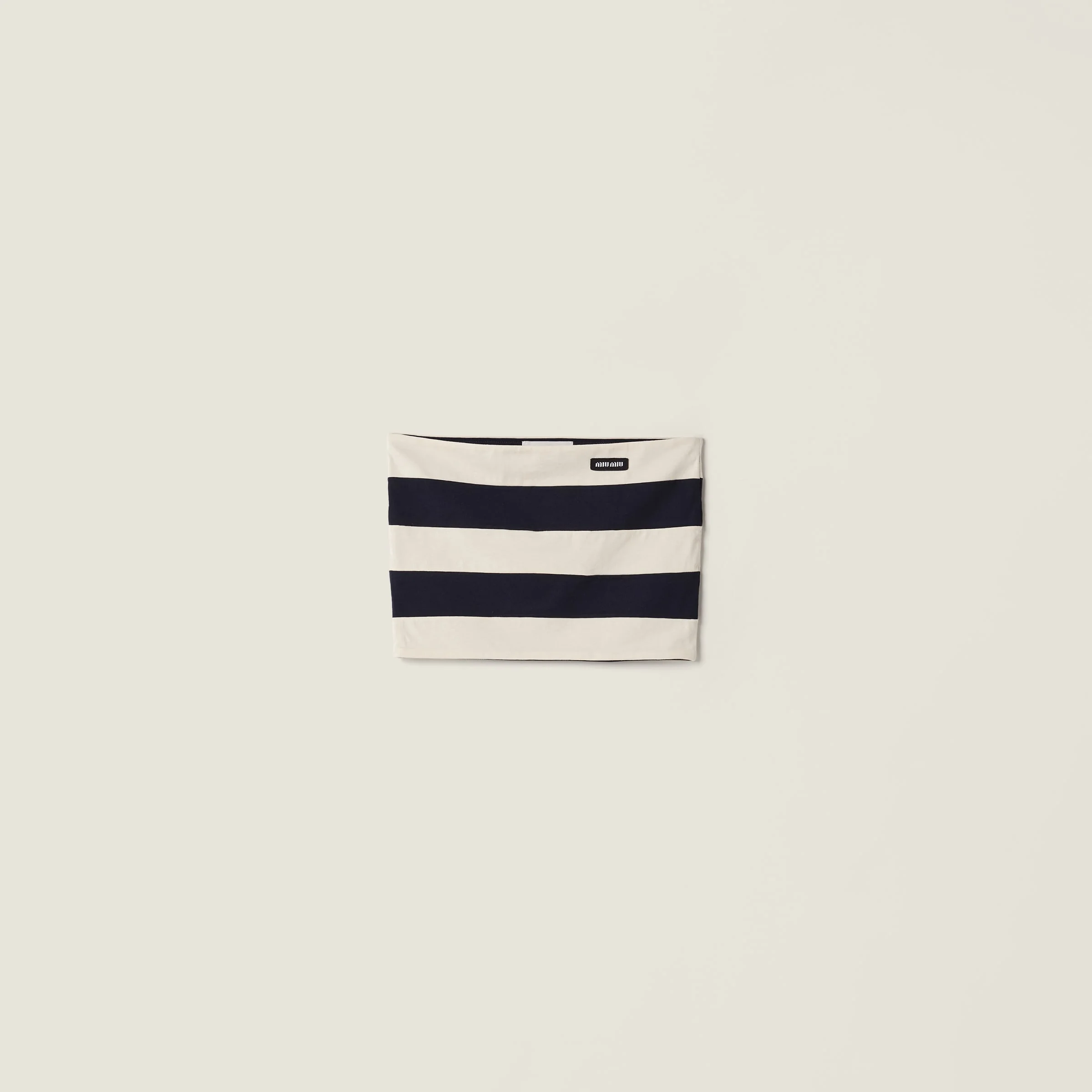 Striped jersey top - 1