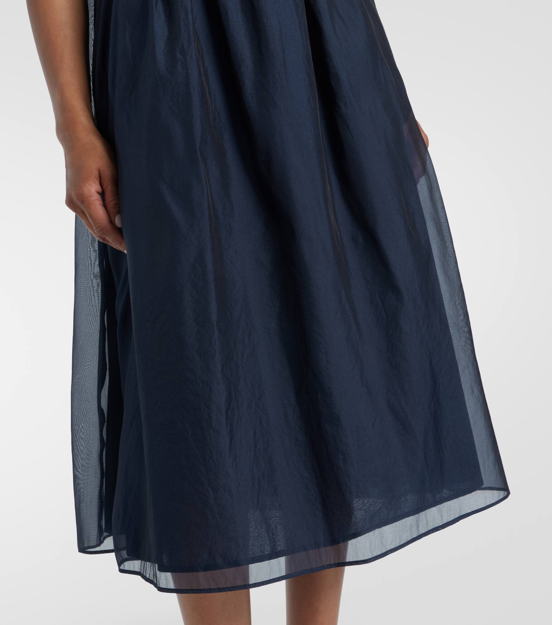 Fatoso silk-blend organza midi dress - 5