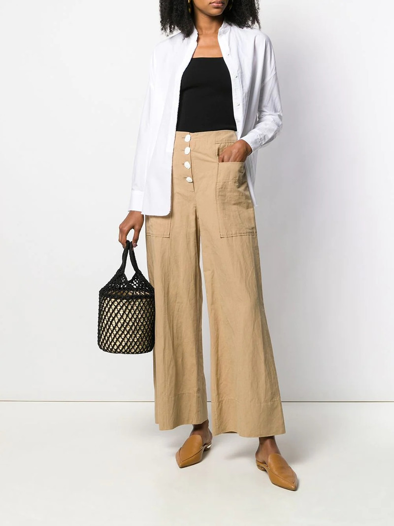 Vince silk blend shirt outlook