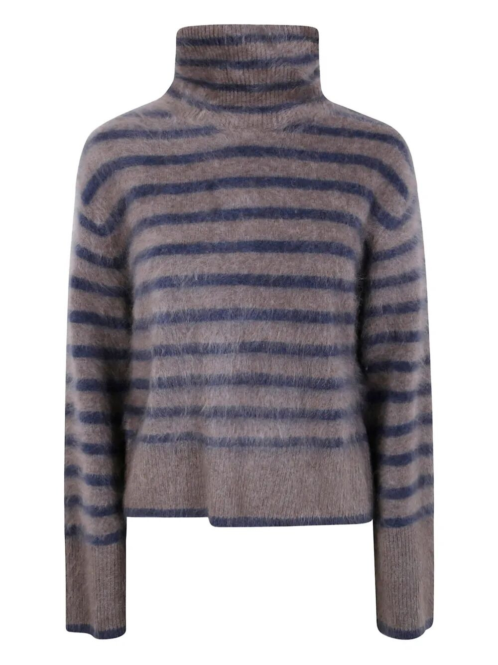 Lisa Yang Women "Floren" Turtleneck Stripes Sweater - 4