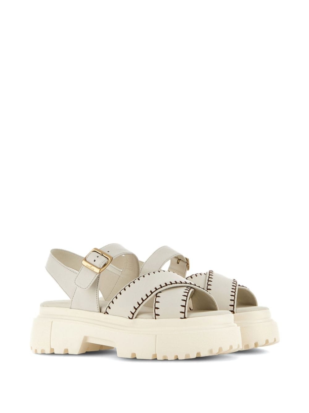 55mm leather sandals - 2