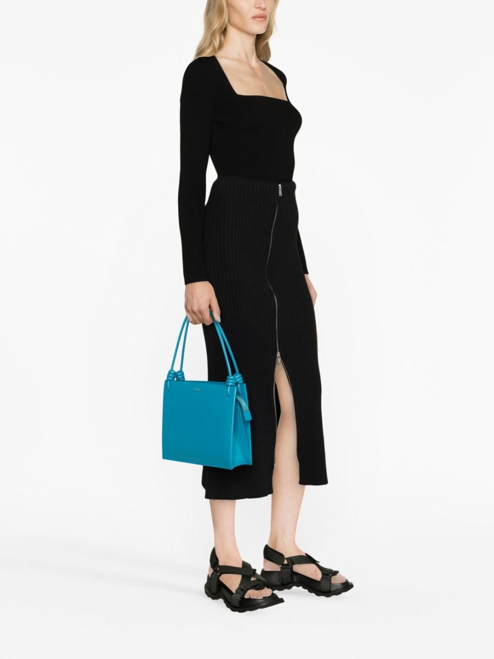 Jil Sander top-handle soft-leather Tote - Farfetch