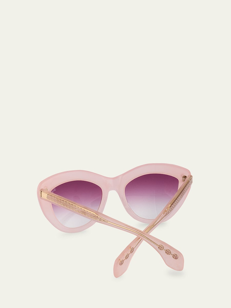 HOORSENBUHS® 24K Gold & Acetate Cat-Eye Sunglasses outlook