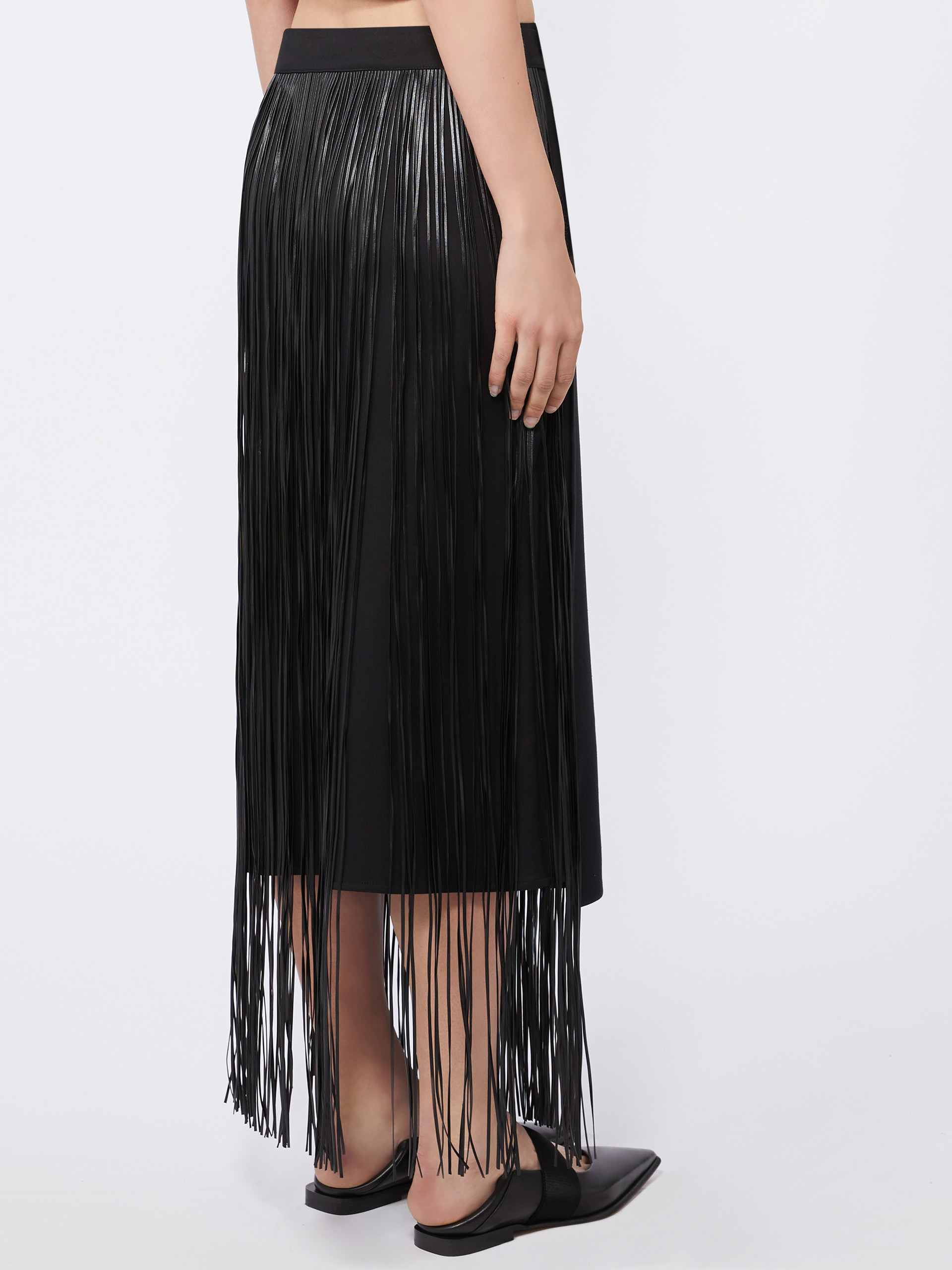 HIBERIS Fringed skirt - 4