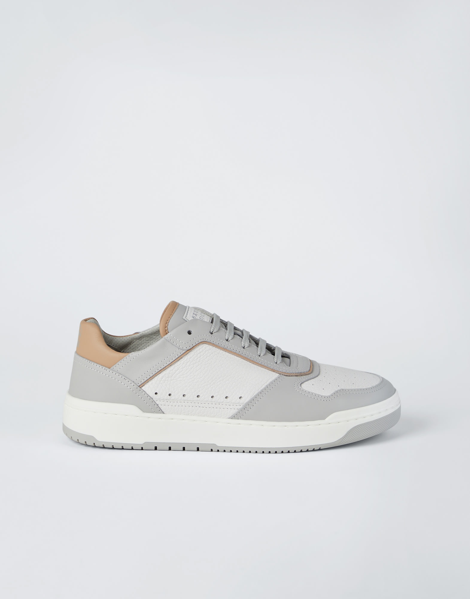 Calfskin basket sneakers - 5