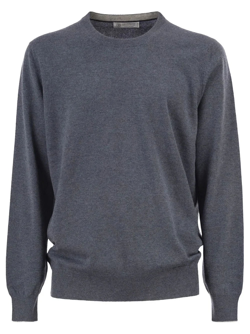 CREW NECK CASHMERE SWEATER - 1