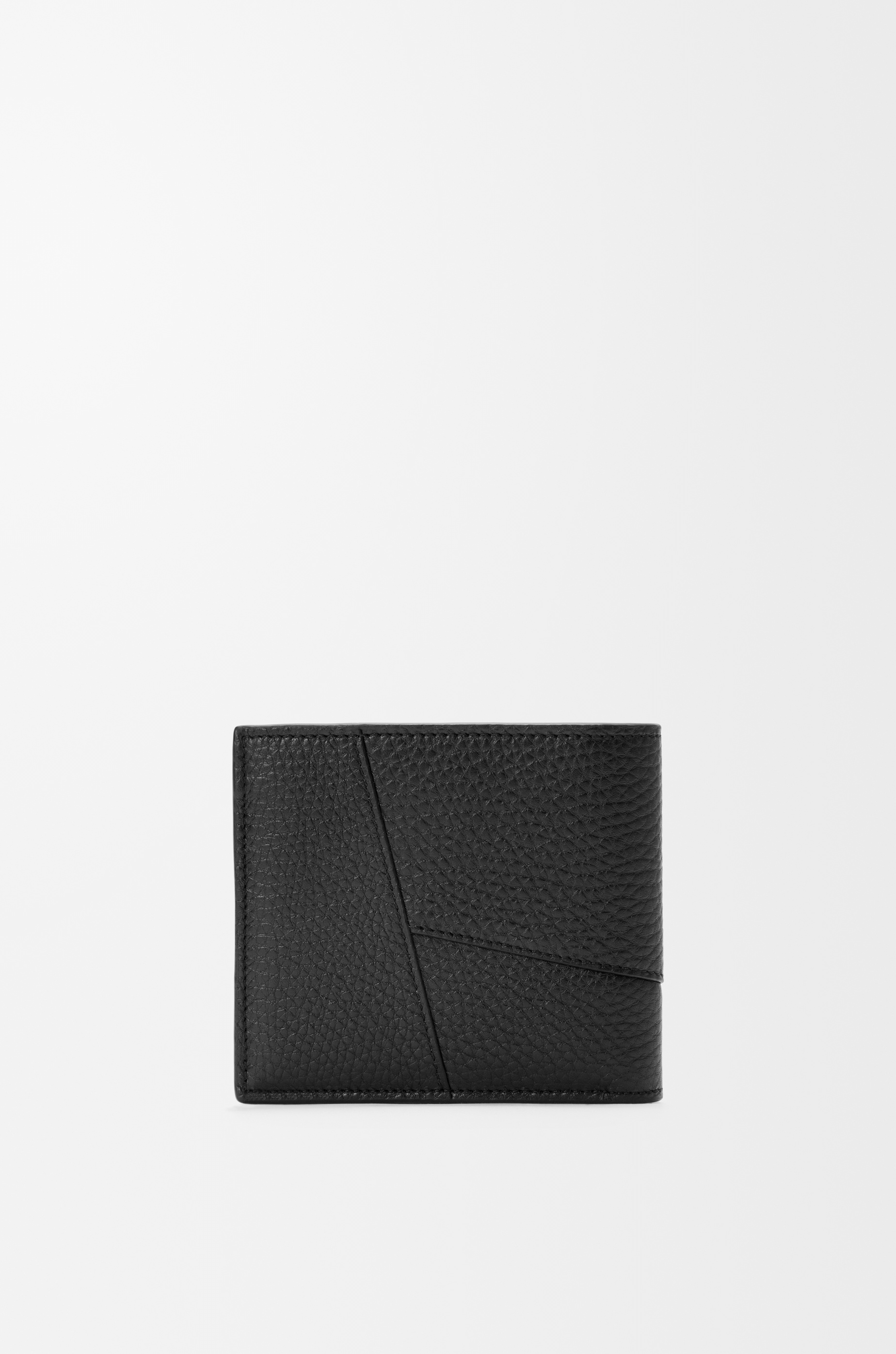 Puzzle bifold wallet in supple grained calfskin - 4