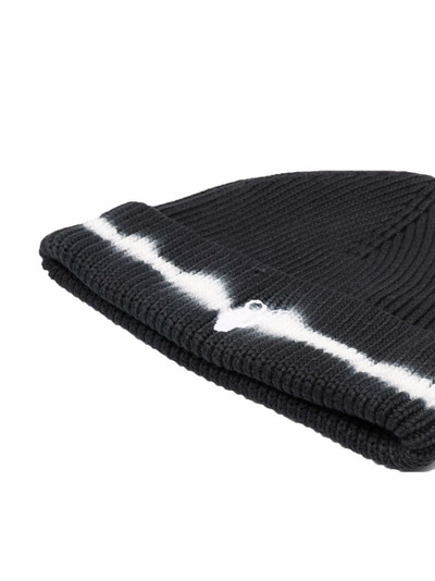 Off-White abstract-logo knit beanie outlook