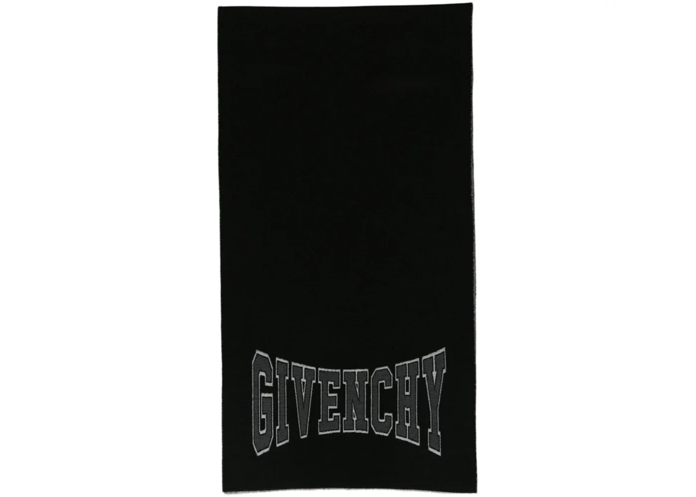 Givenchy Logo Stars Scarf Black/Grey - 1