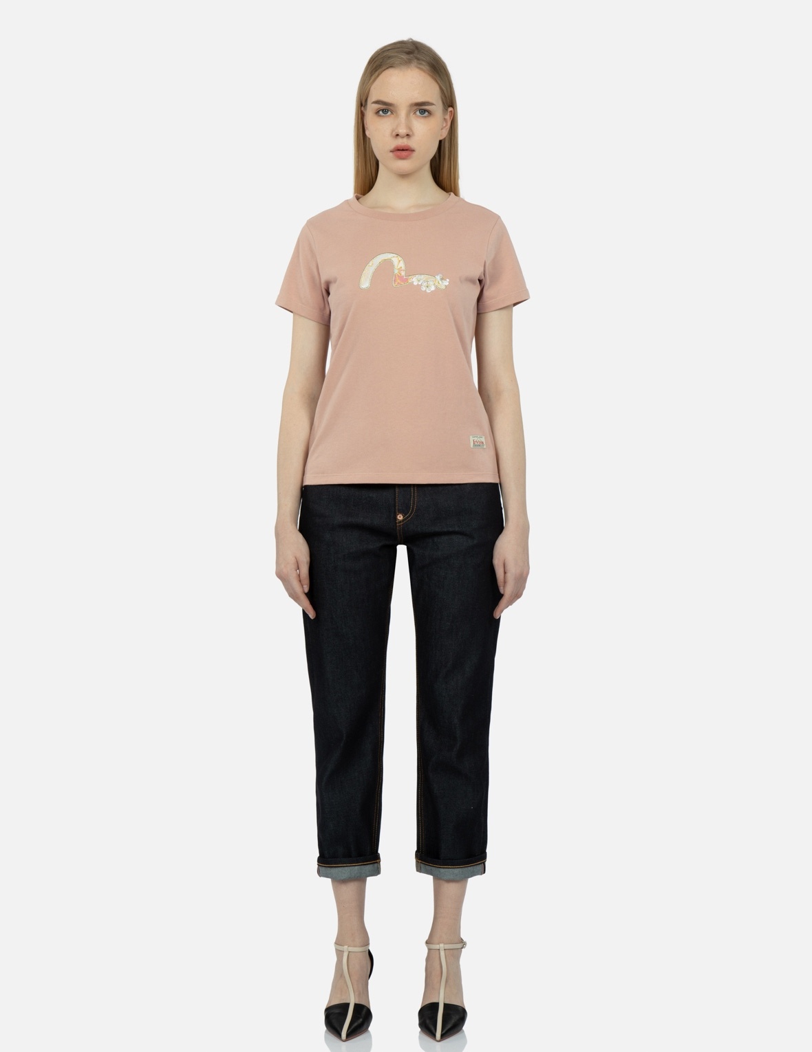 BROCADE SEAGULL APPLIQUÉ T-SHIRT - 5