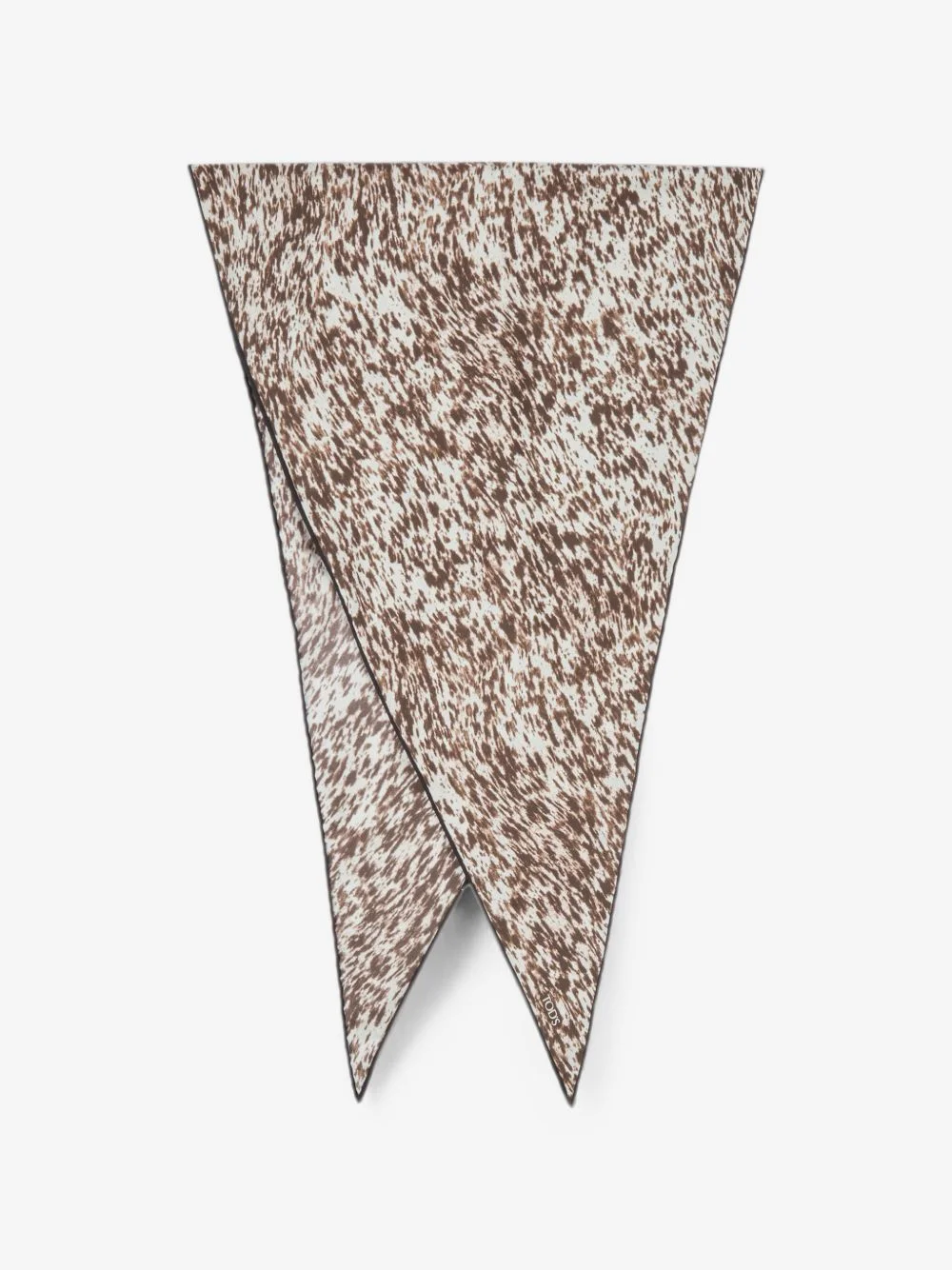animal-print diamond-shaped scarf - 1