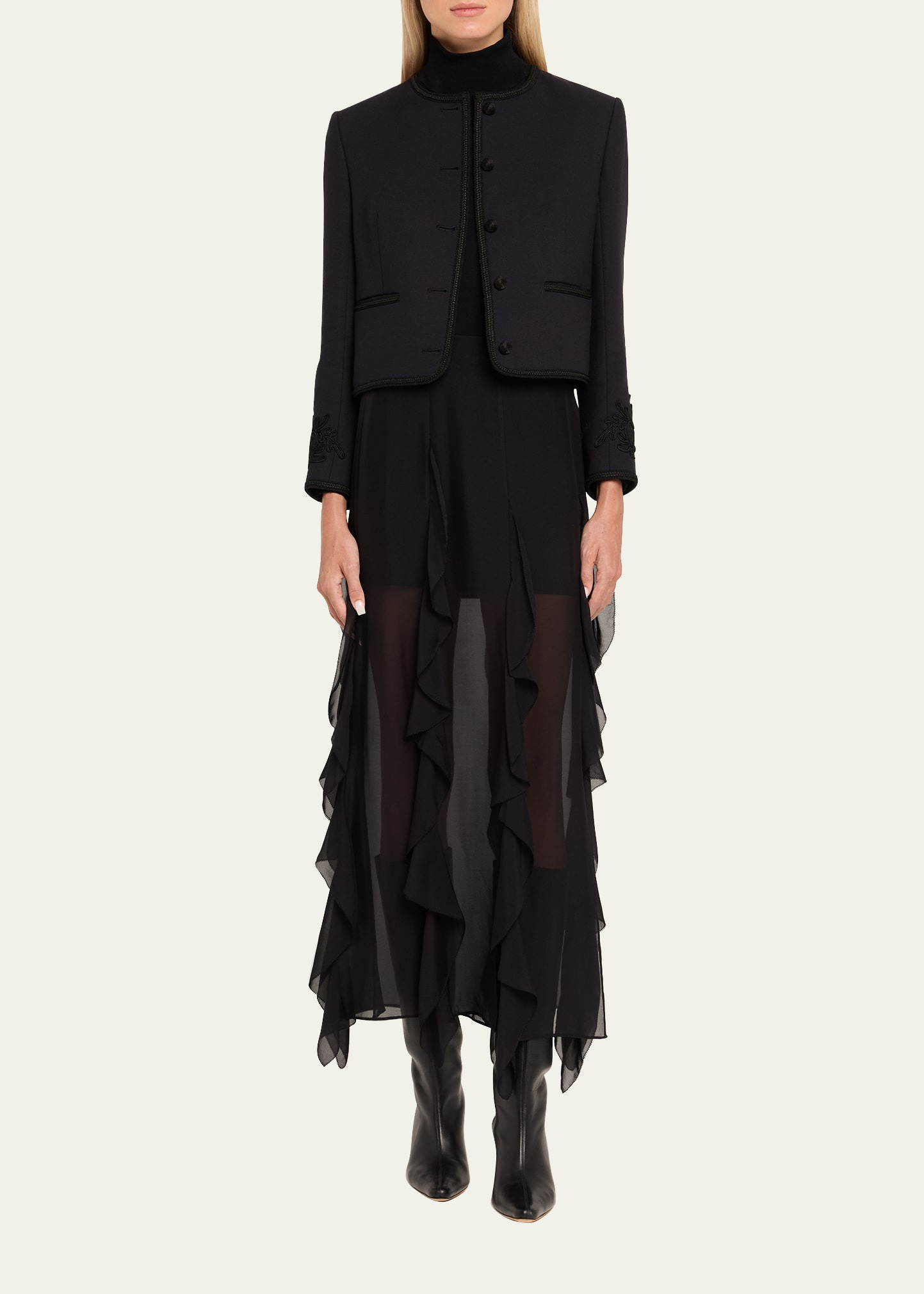 Latrell Embroidered Jacket - 2