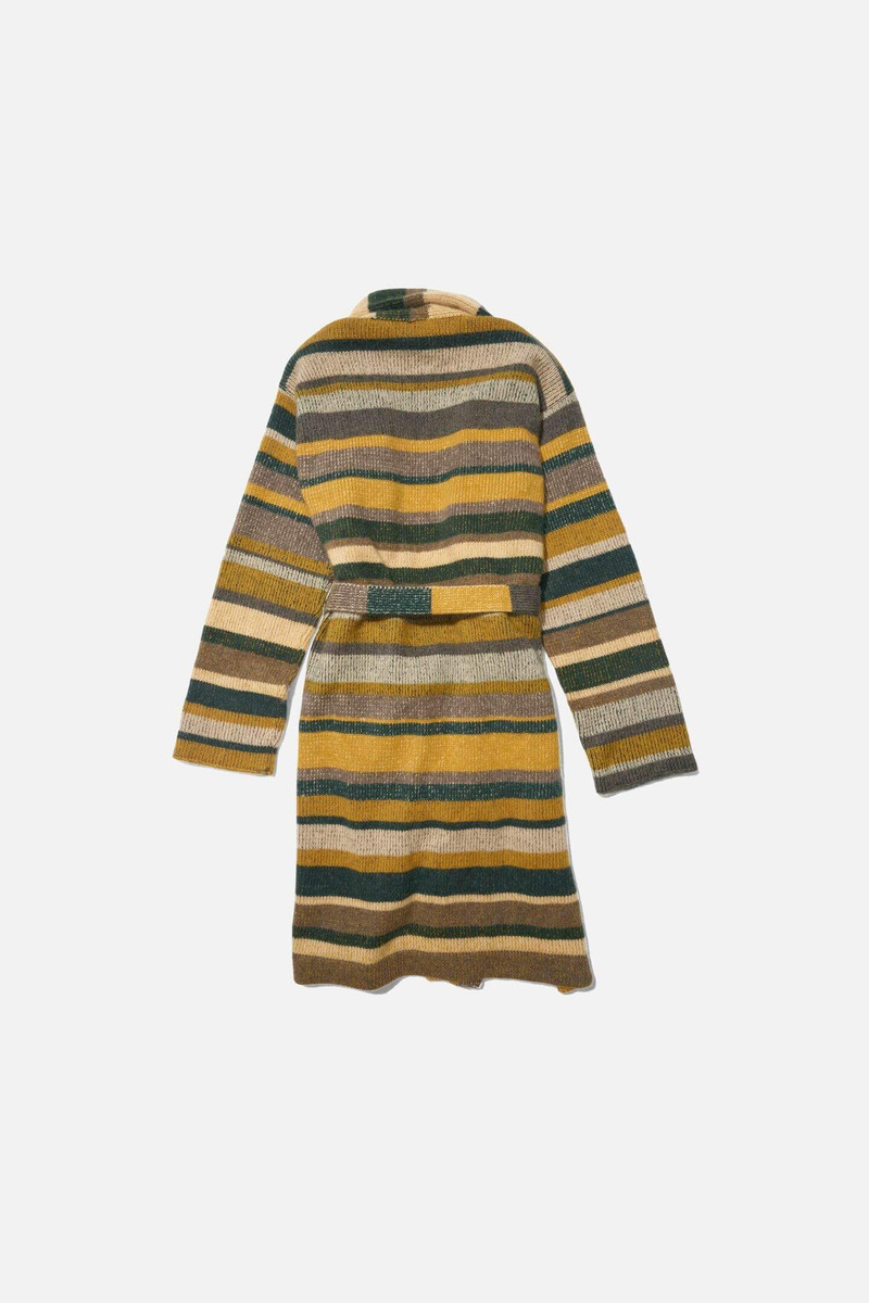 The Elder Statesman STRIPE SUPER SOFT ROBE outlook