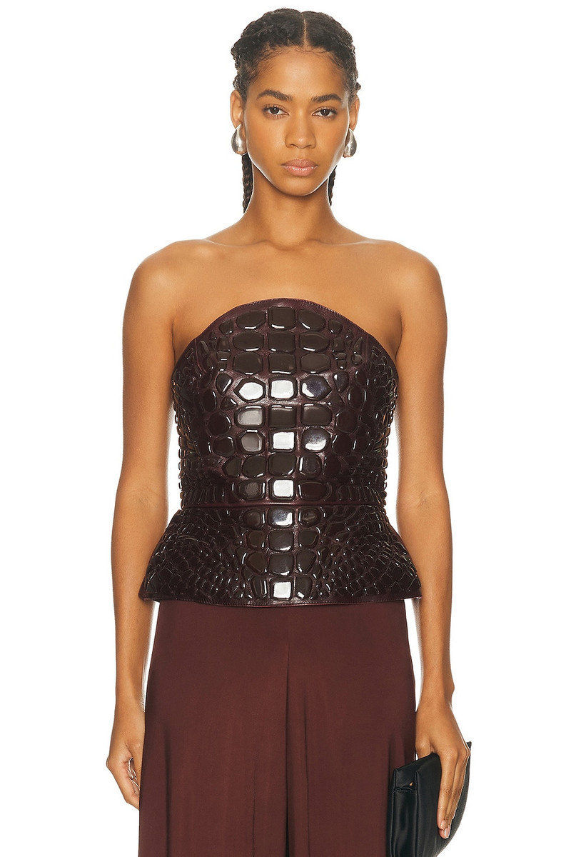 Croc Enamel Embroidered Top 1