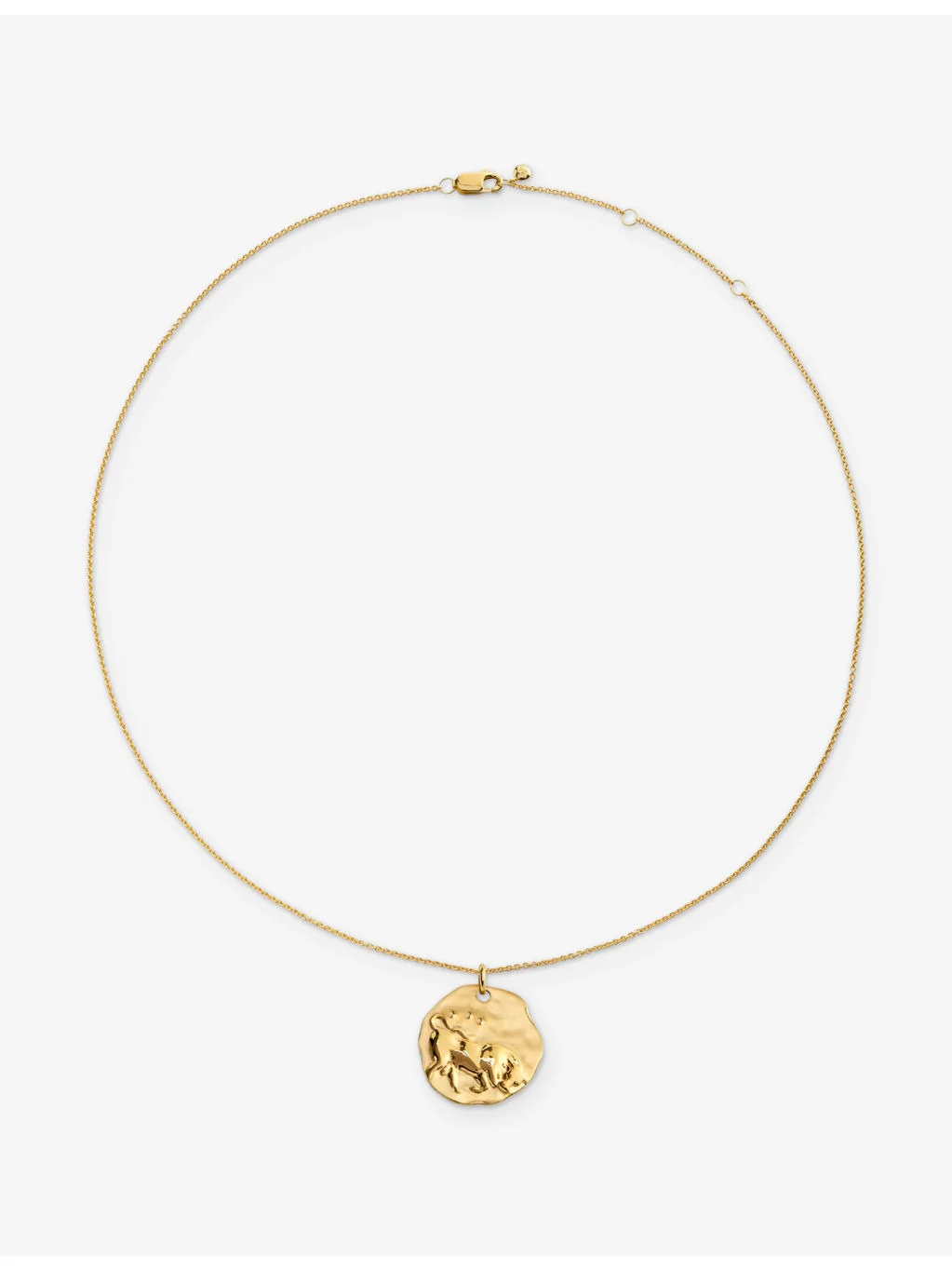 Taurus Zodiac 18ct Yellow Gold Vermeil Pendant Necklace - 1