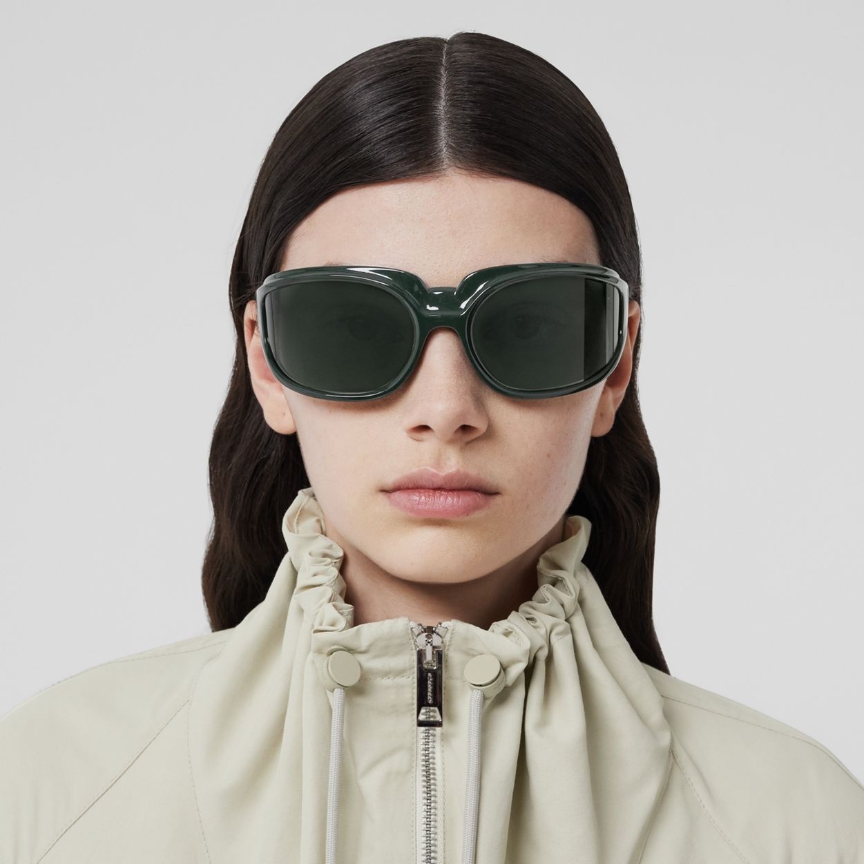 Oval Frame Sunglasses - 3