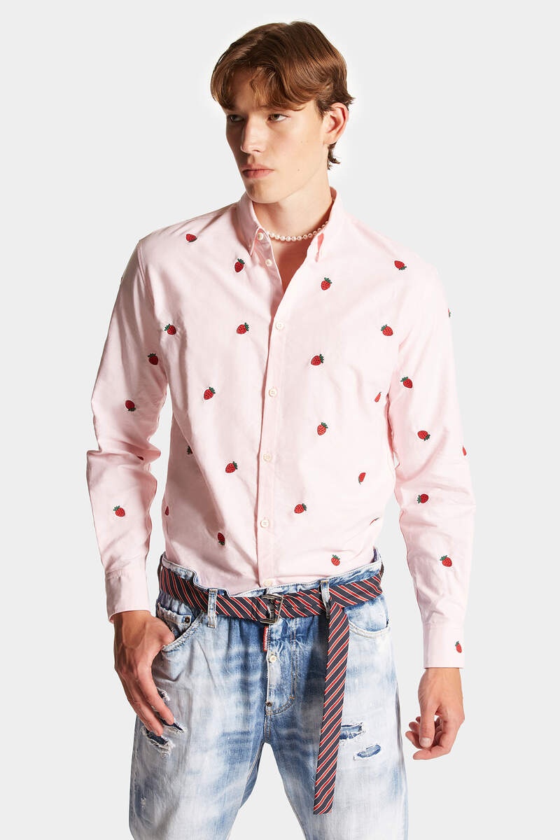 EMBROIDERED FRUITS SHIRT - 3