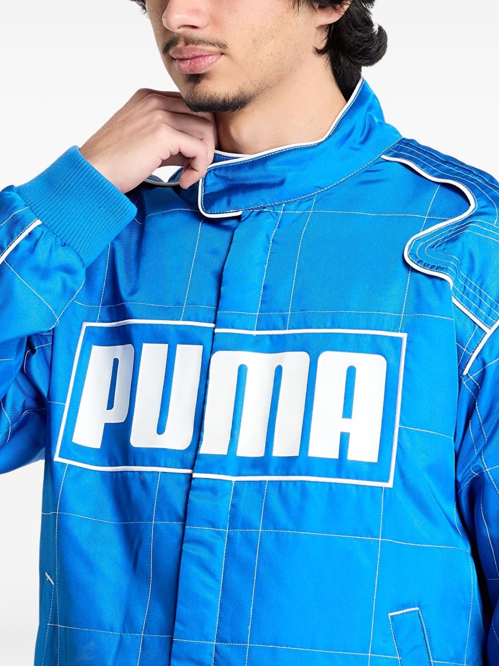 padded racer jacket - 5