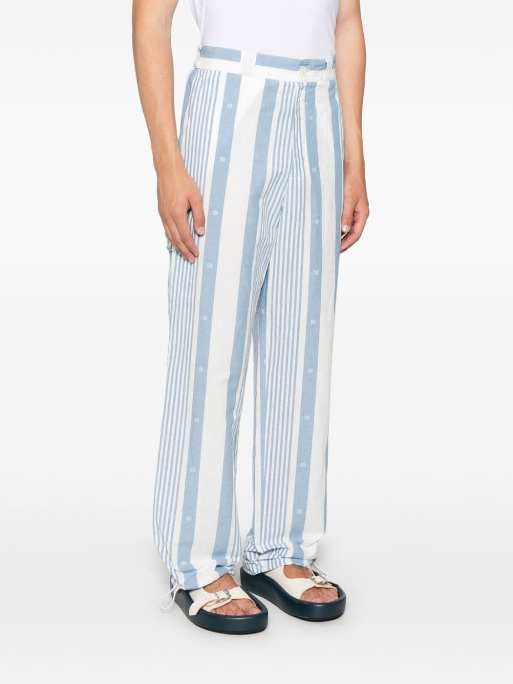 4G-striped trousers - 3