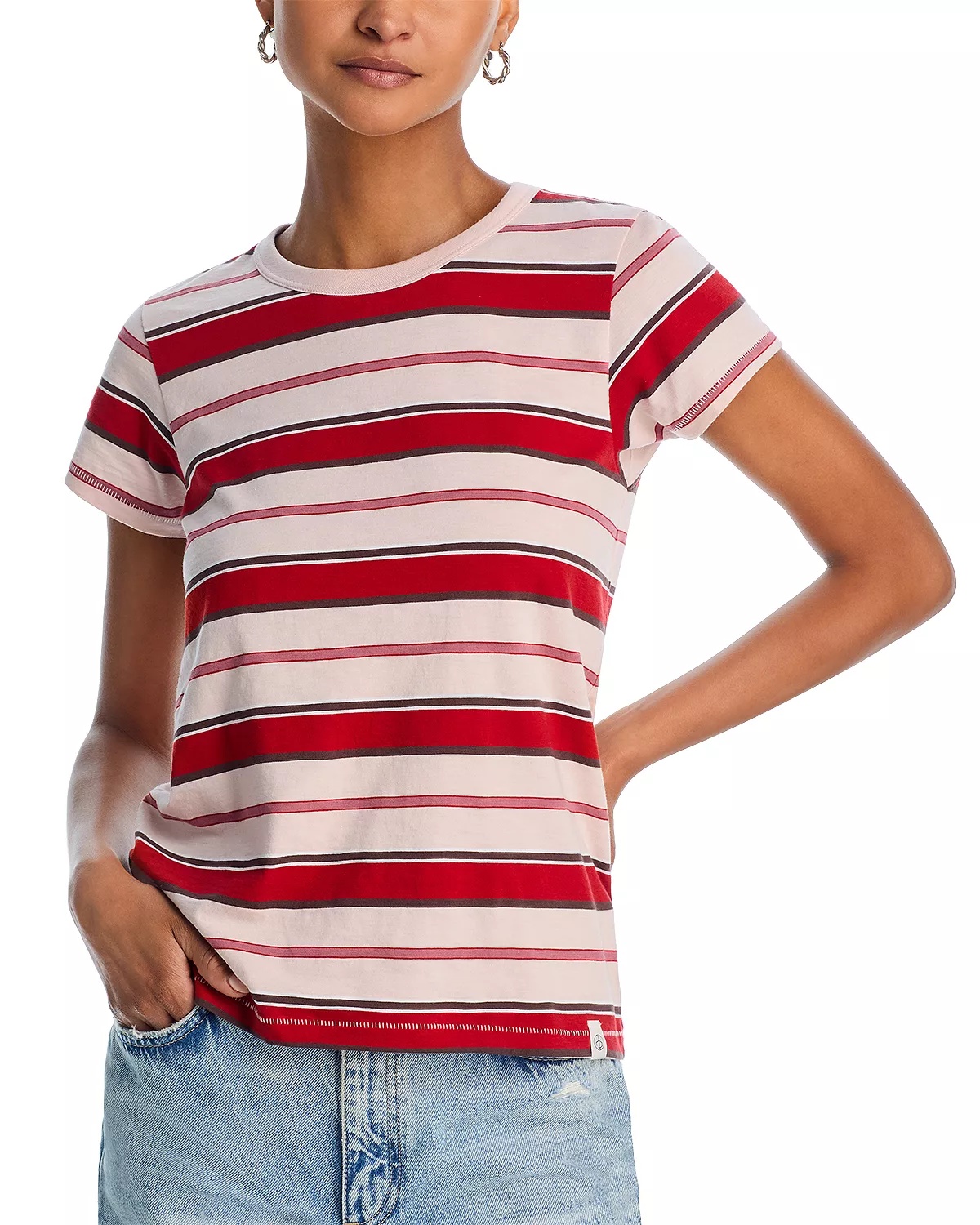 The Slub Stripe Tee - 1