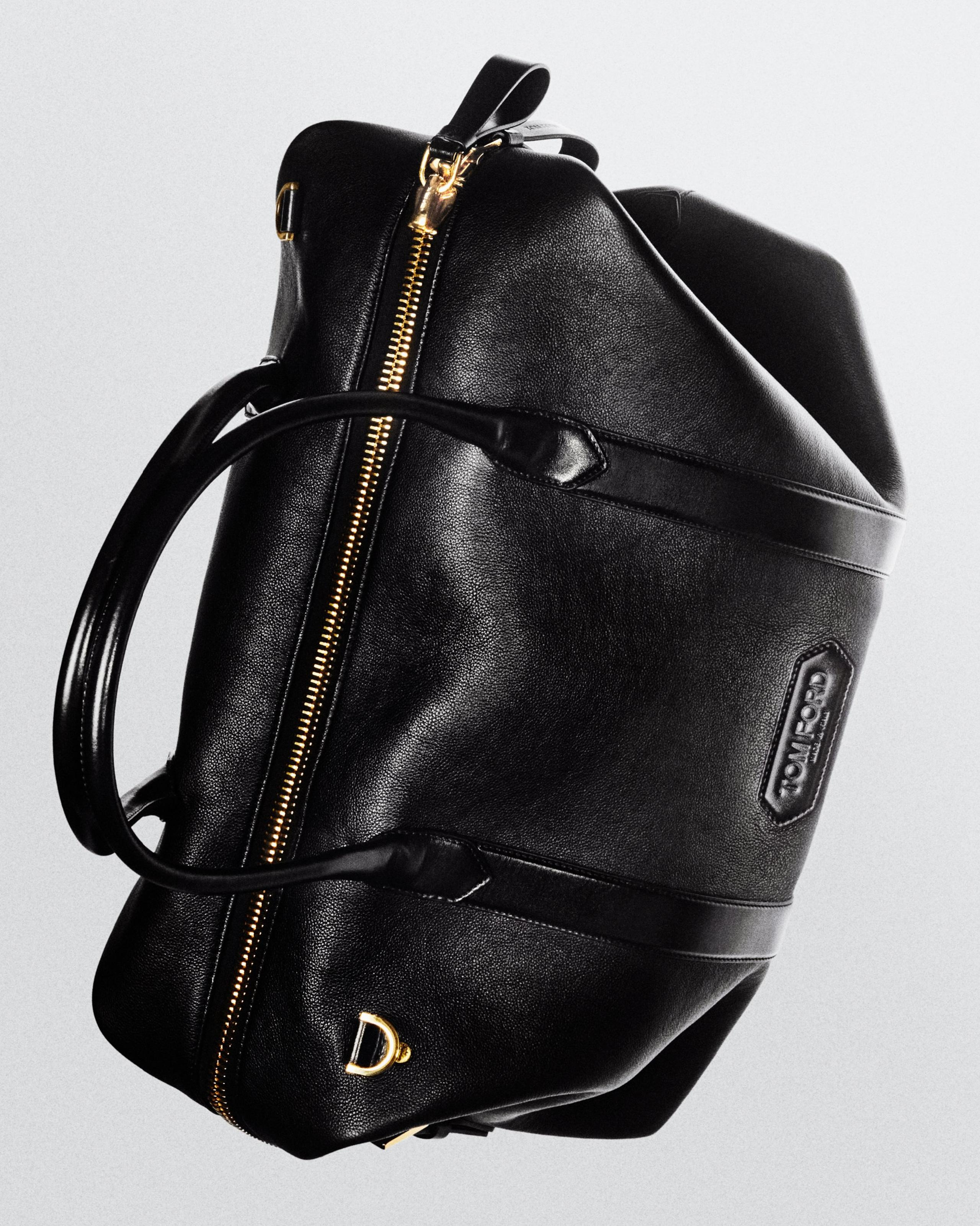 SMOOTH LEATHER SIDE BUCKLE HOLDALL - 7