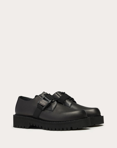 Valentino Calfskin Derby with VLTN Buckle outlook