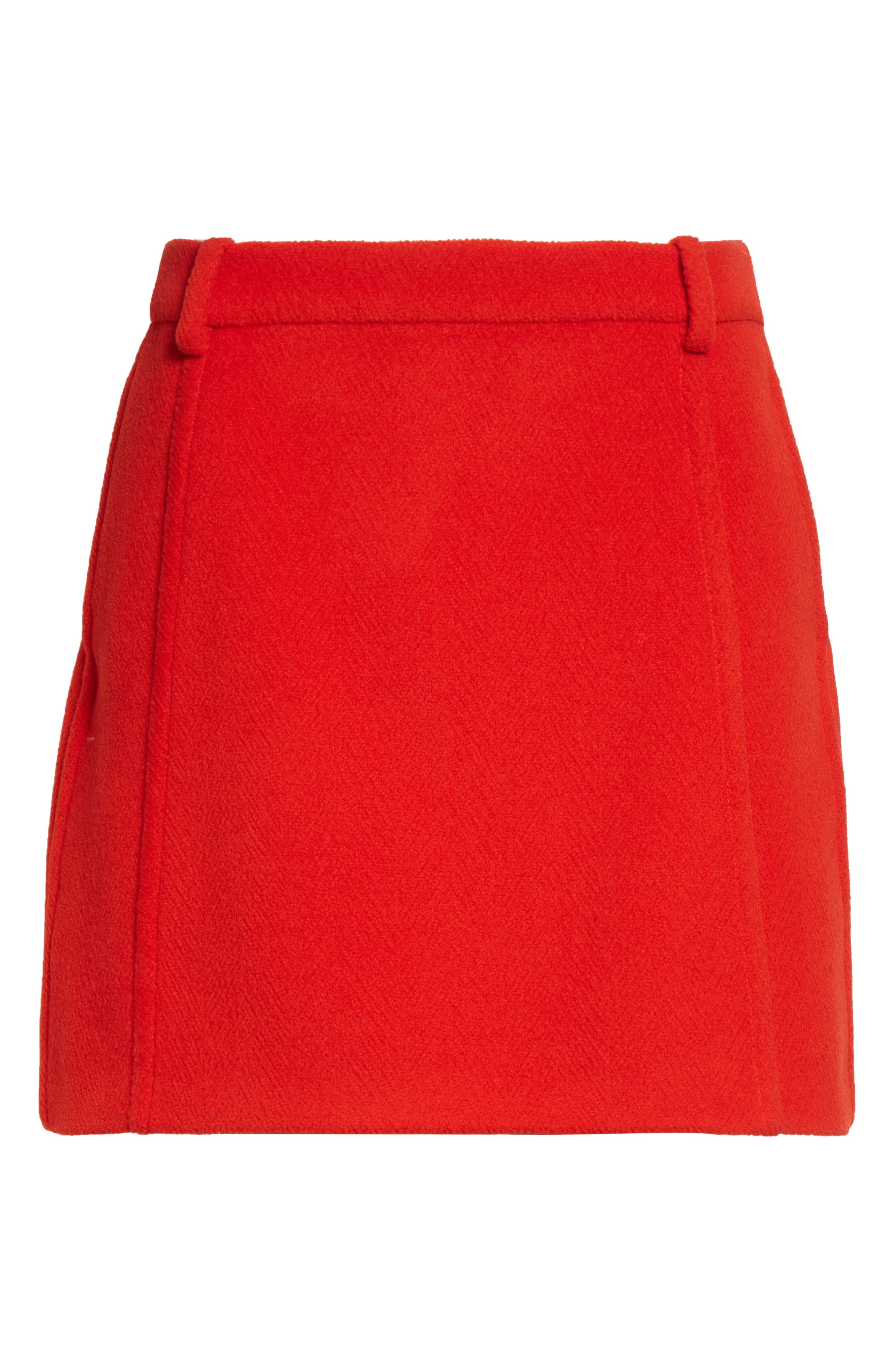 Jil Sander Wool Miniskirt in Strawberry at Nordstrom - 6