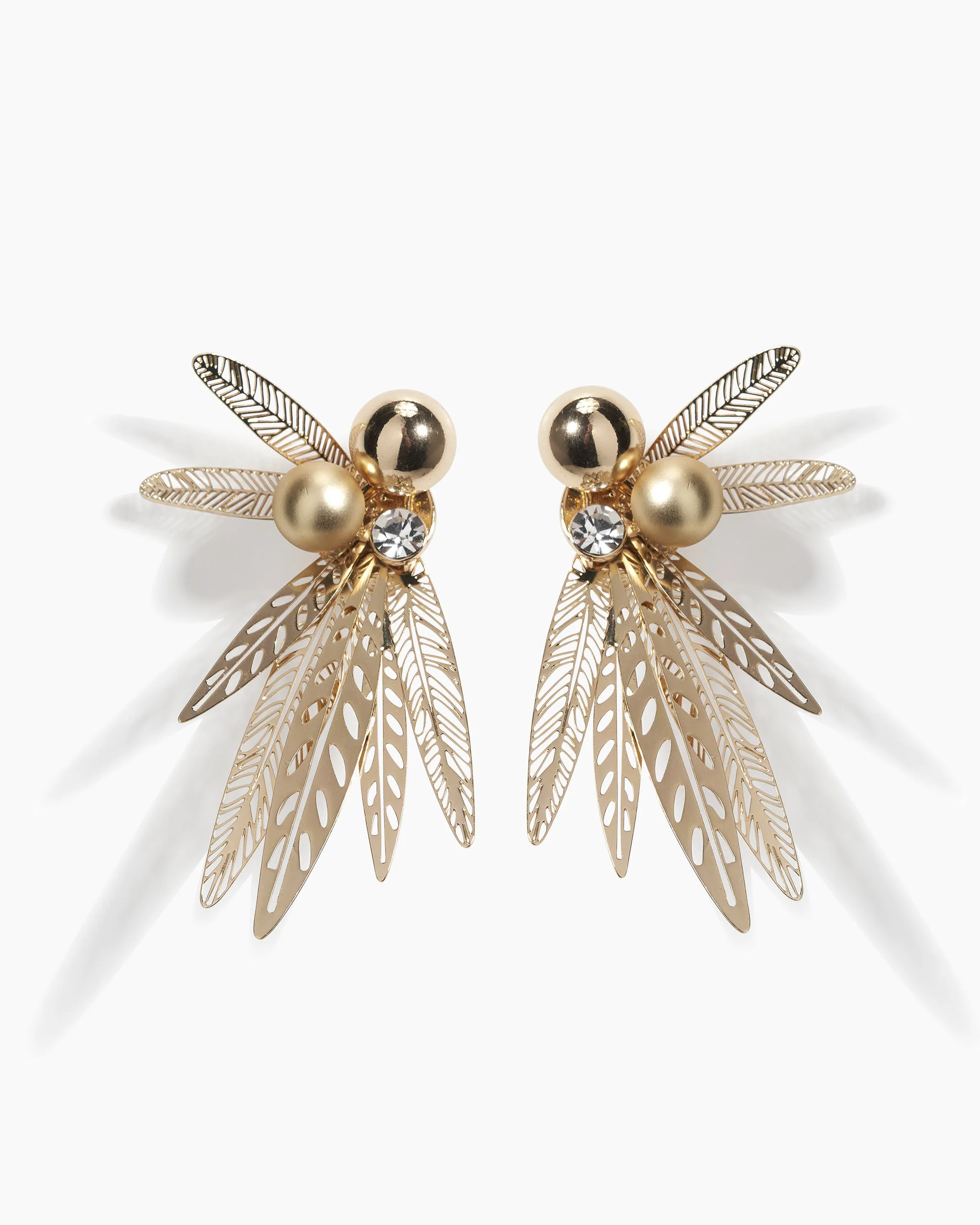 Olive Leaf Earrings - 1