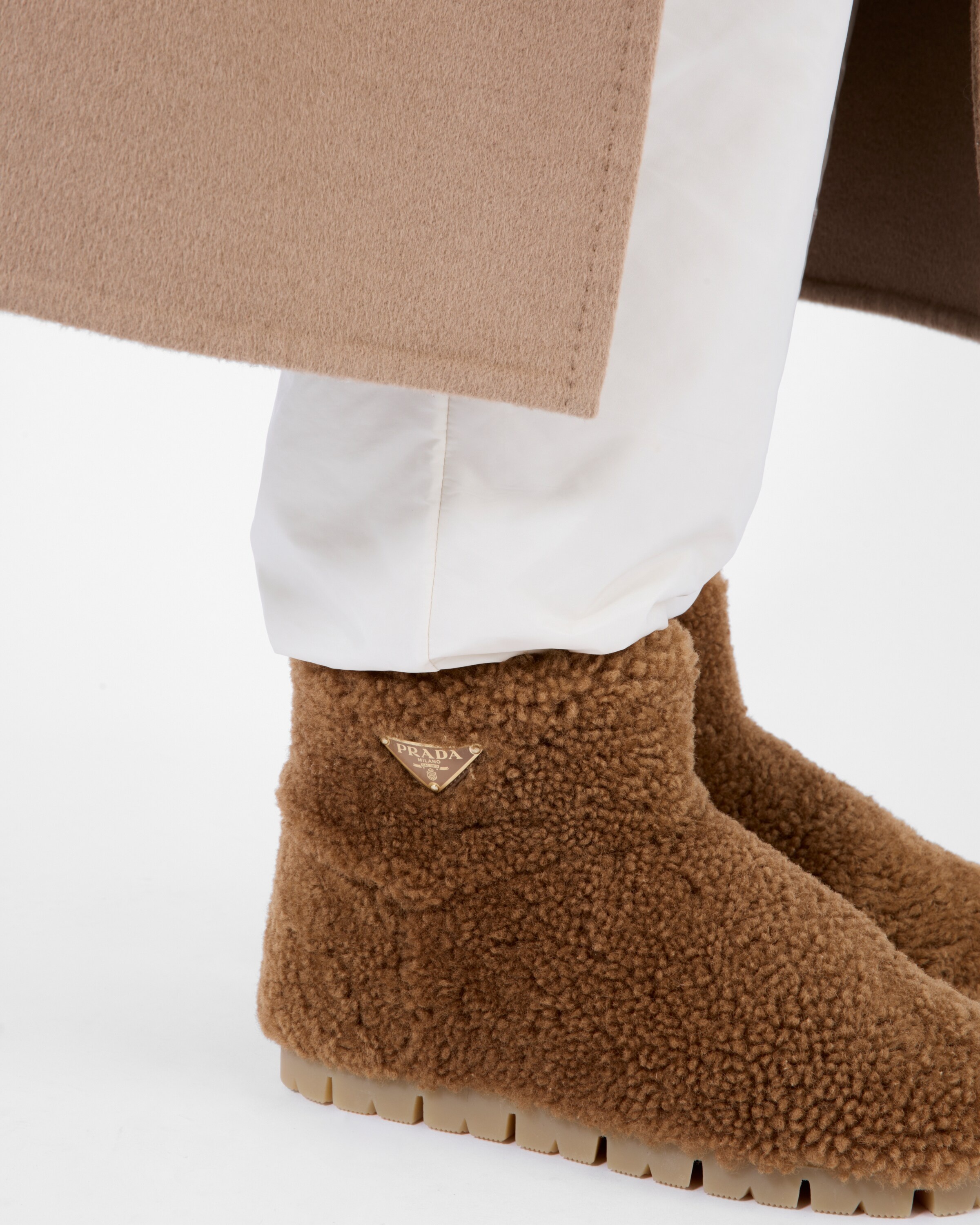 Shearling booties - 7