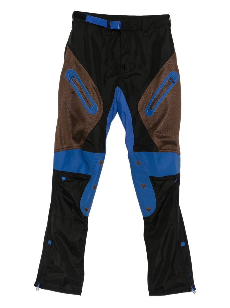 x Fox Lab zip fox motif trousers 1