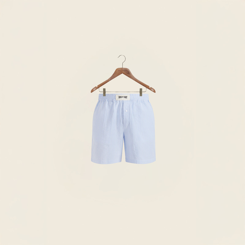 SEERSUCKER BOX FIT SHORT 1