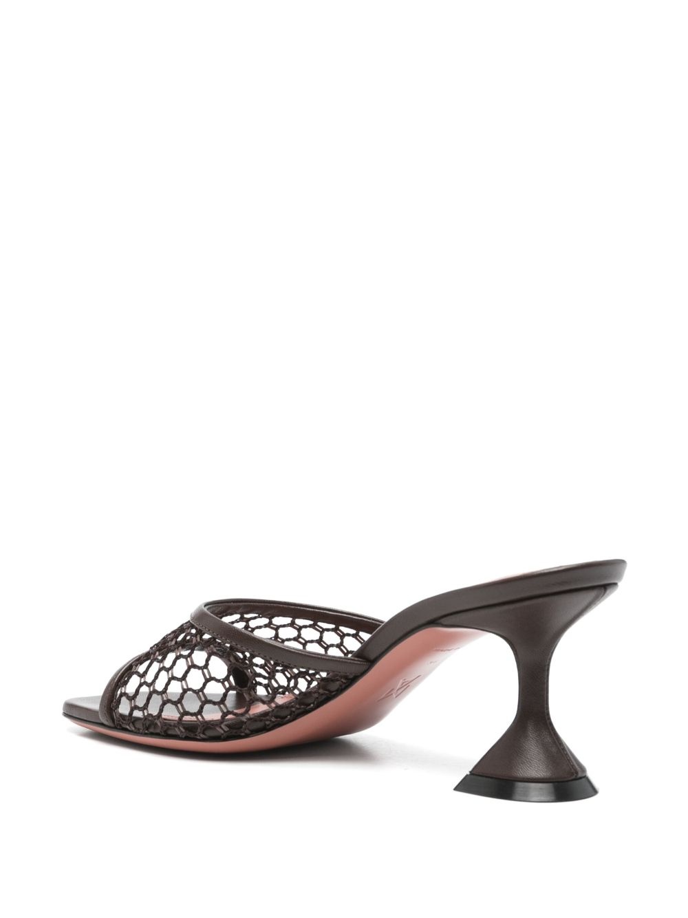 65mm fishnet mules - 3