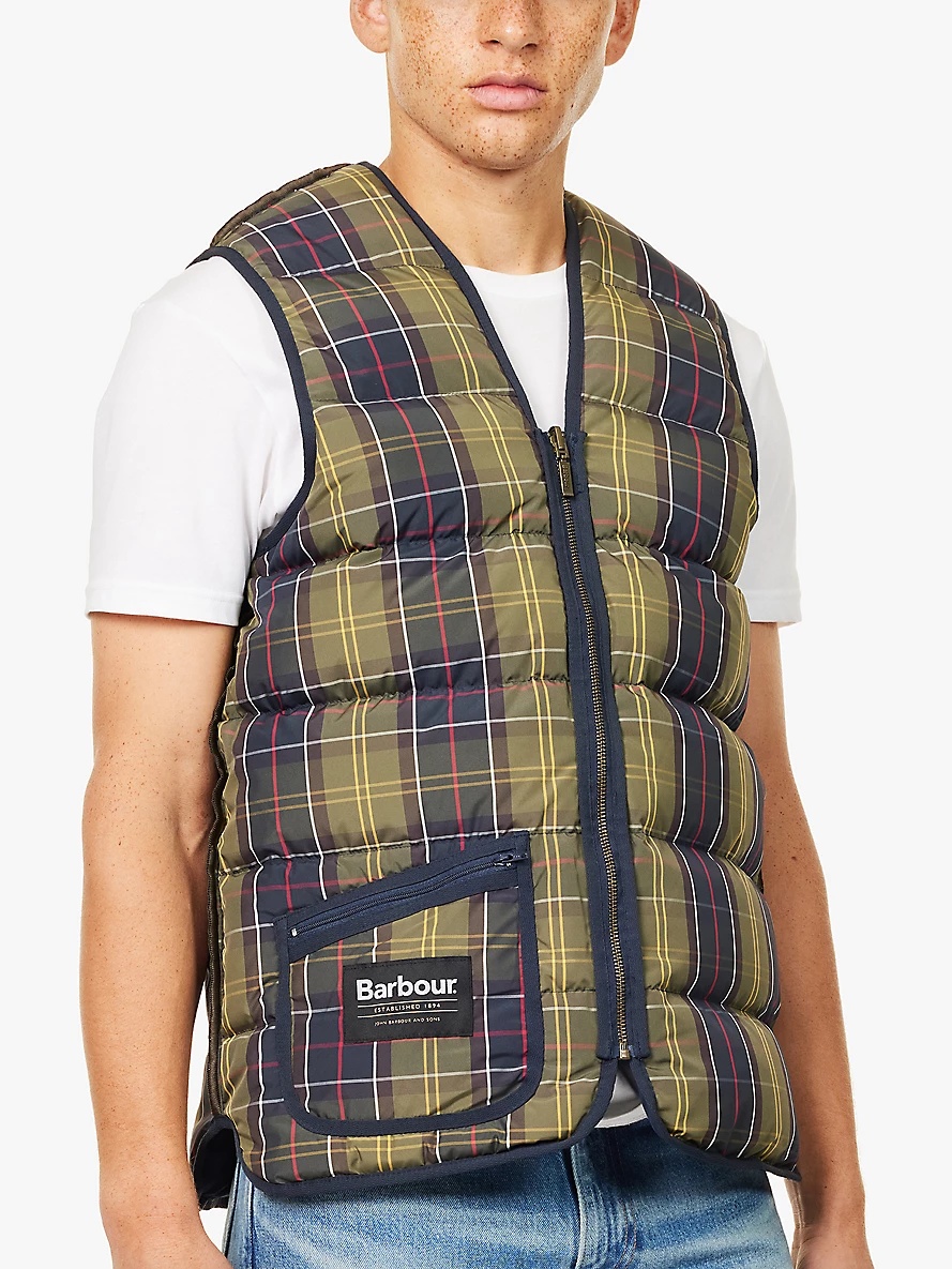 Reversible two-slip-pockets regular-fit shell-down gilet - 5