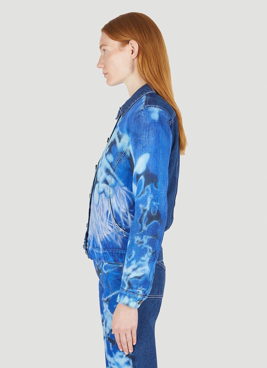 Printed Denim Jacket - 3