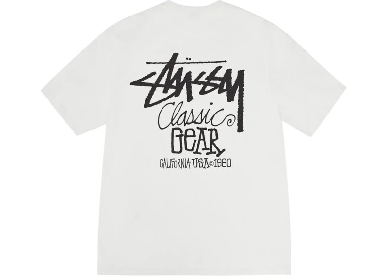 Stüssy Stussy Classic Gear Pigment Dyed Tee Natural outlook