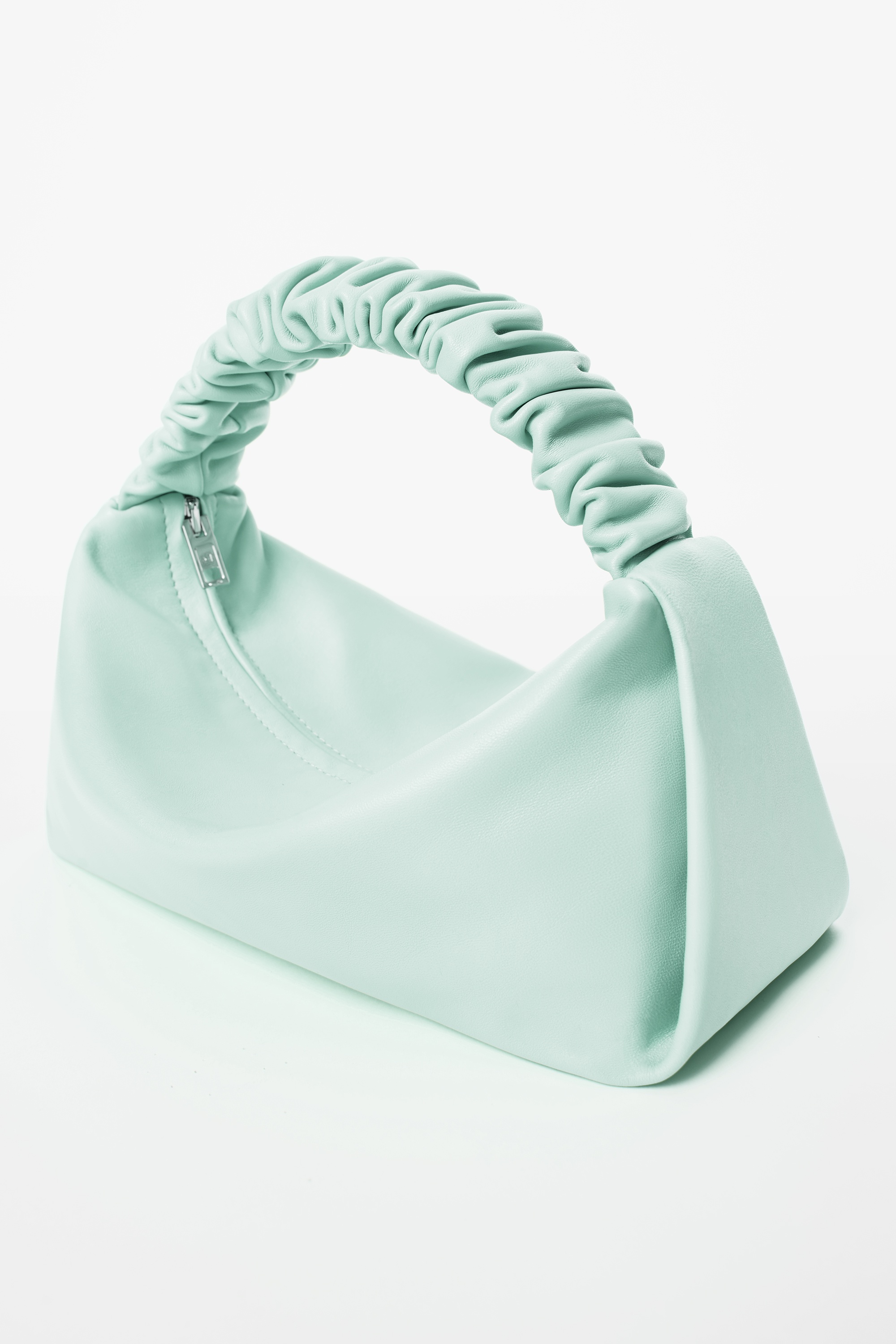LEATHER SCRUNCHIE BAG - 4