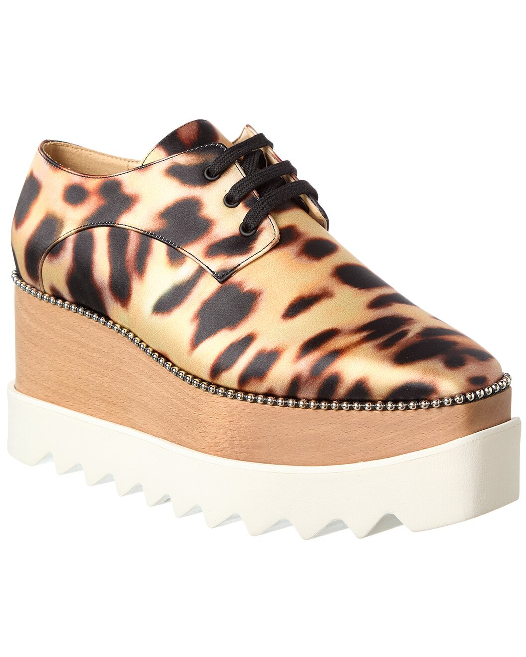 Stella McCartney Elyse Satin Platform Sneaker - 1