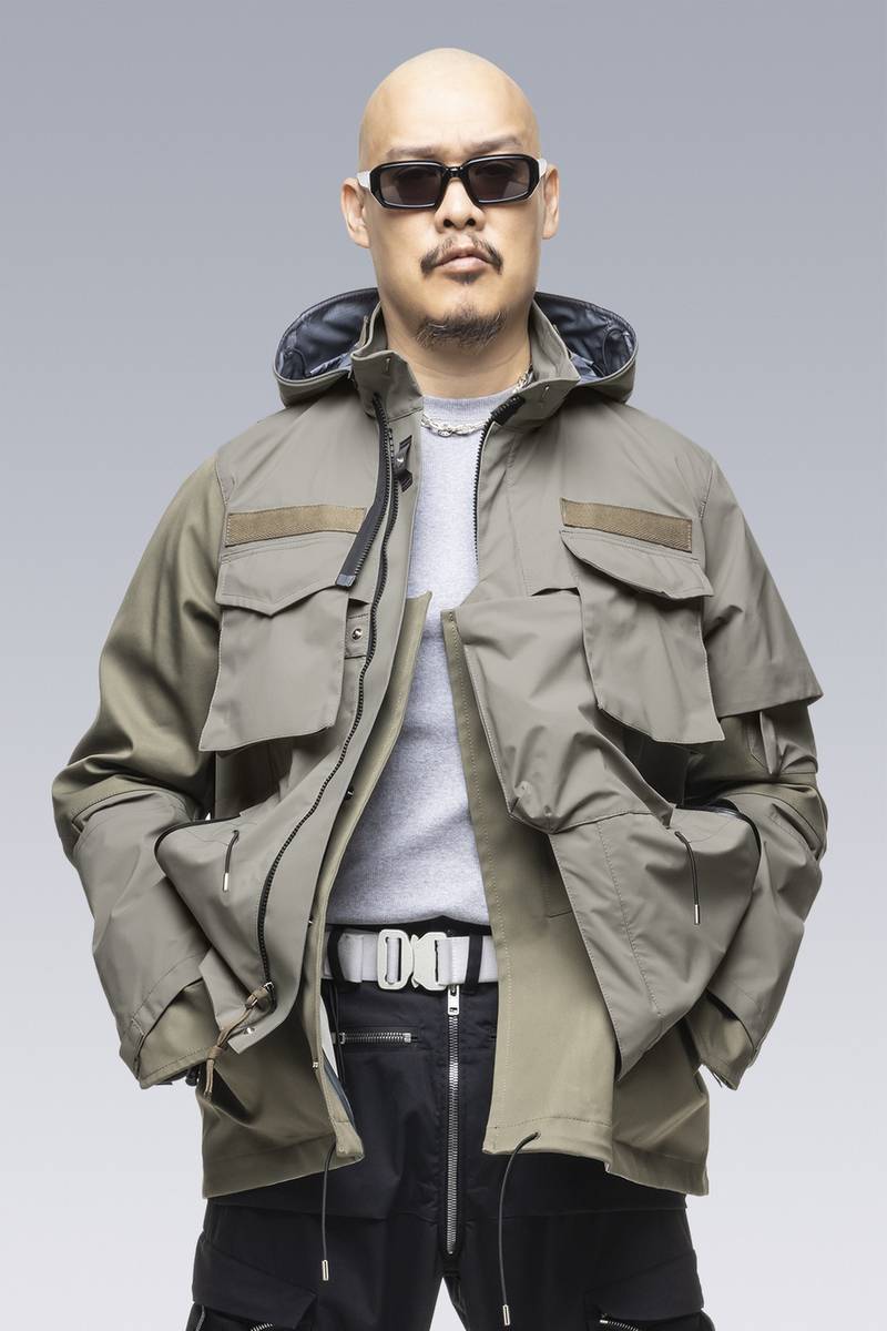 ACRONYM SAC-J2761 sacai / ACRONYM Field Jacket Alpha Green