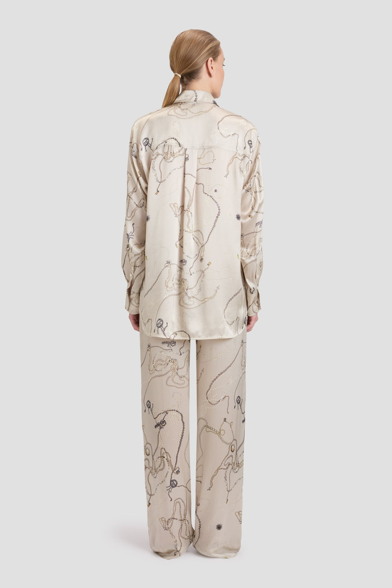 Pyjama Trouser In Pumice Jewellery Print 5