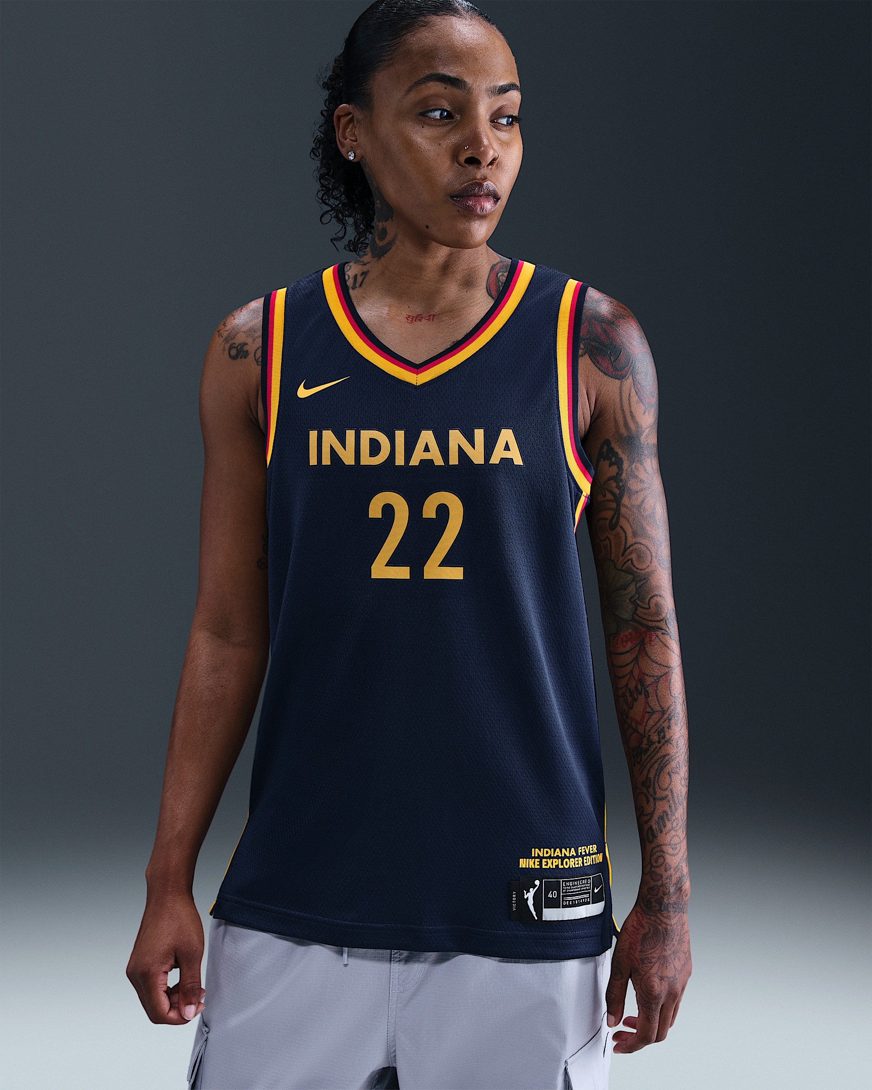Caitlin Clark Indiana Fever Explorer Edition Nike Dri-FIT WNBA Victory Jersey - 2
